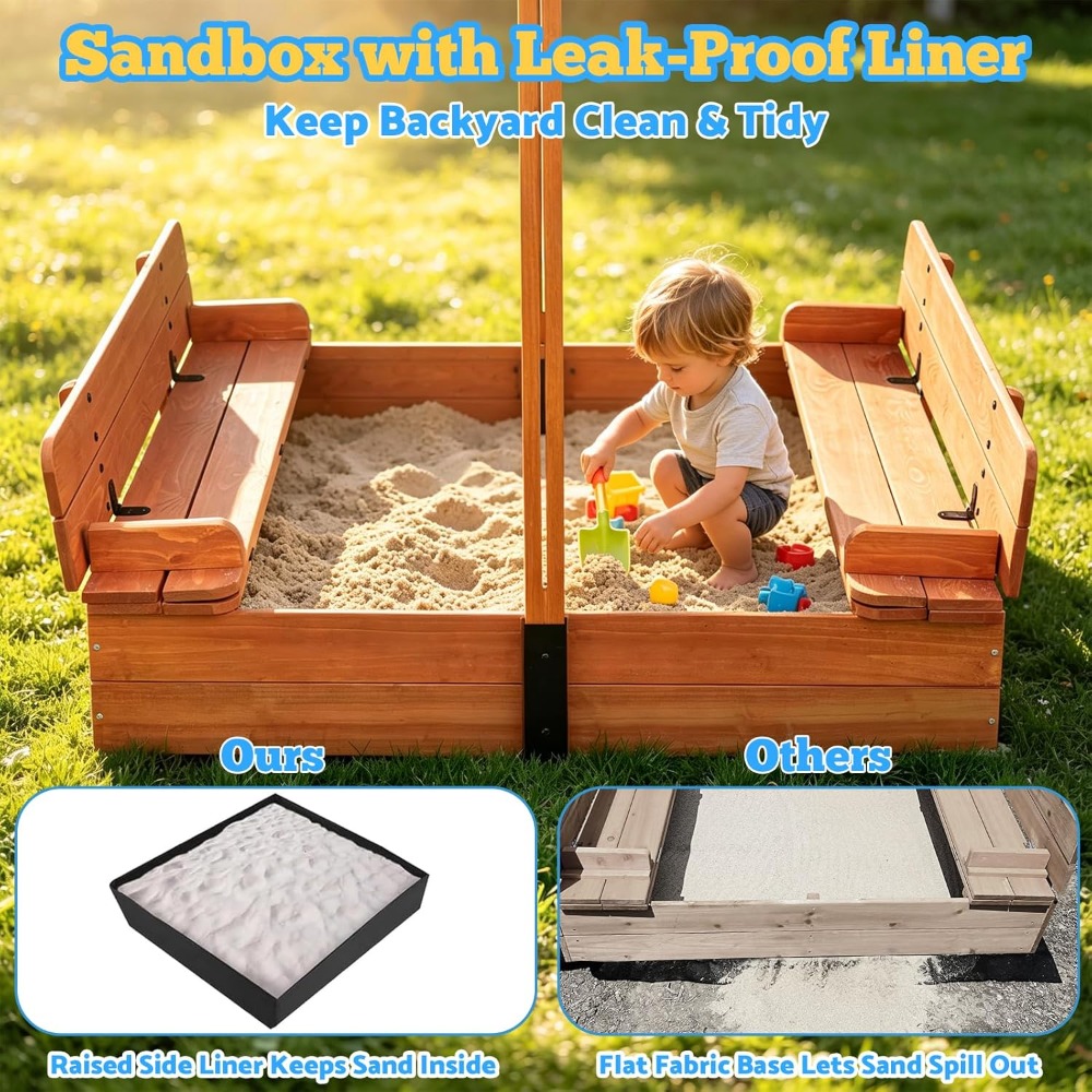 US Shipping Wooden Kids Sandbo - Kids Outdoor Bench avaliação e preço