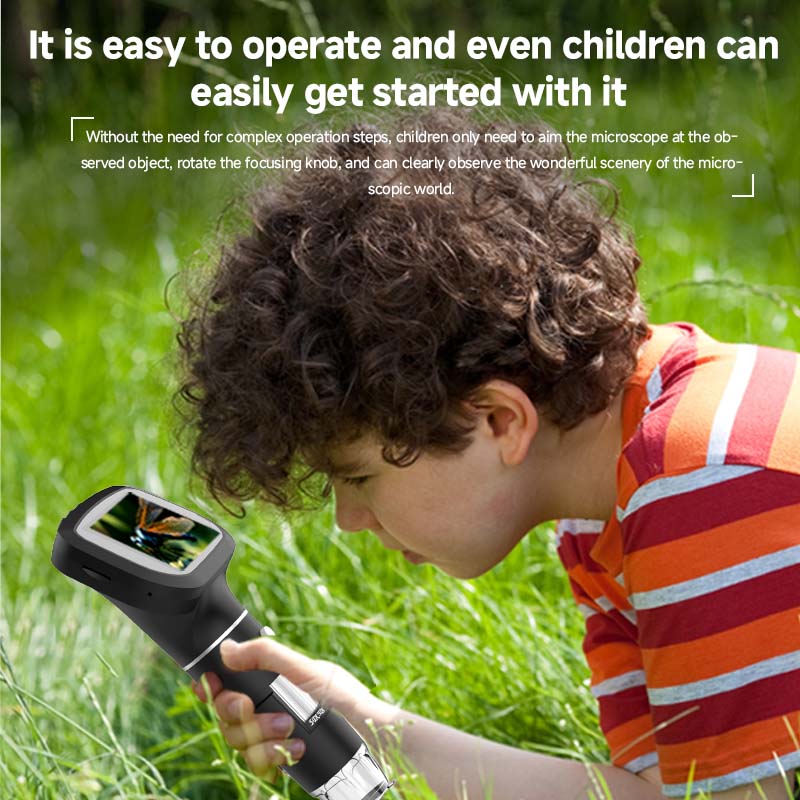 2.4 Inch Mini Microscope 1600X - Kids Outdoor Microscope avaliação e preço