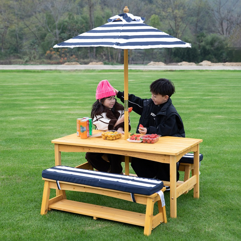 Manufactory Kids Outdoor Loung - Kids Outdoor Table With Umbrella avaliação e preço