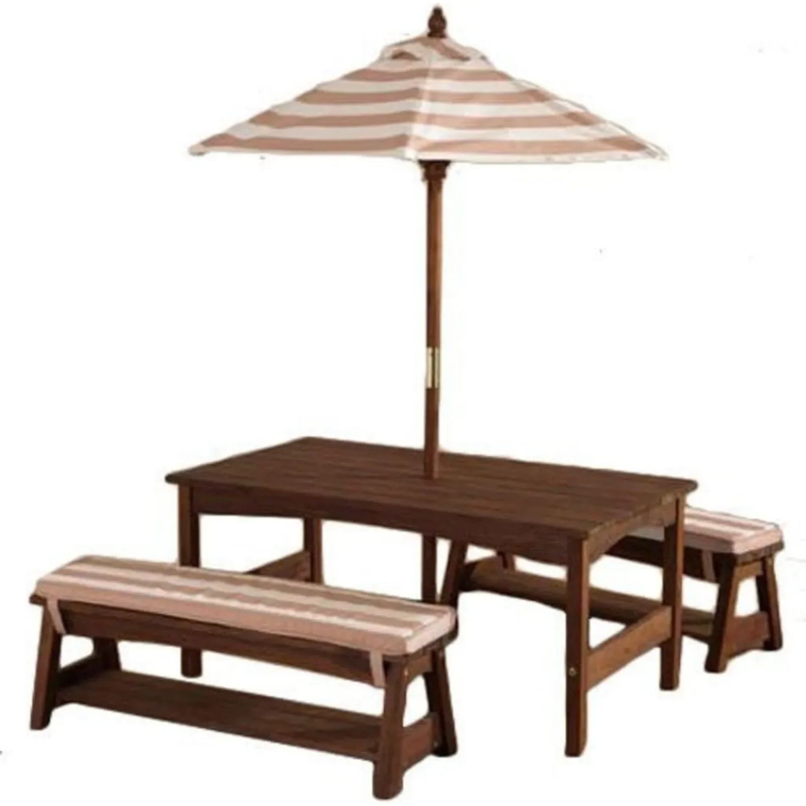 For Outdoor Wooden Table & Ben - Kids Outdoor Table With Umbrella avaliação e preço