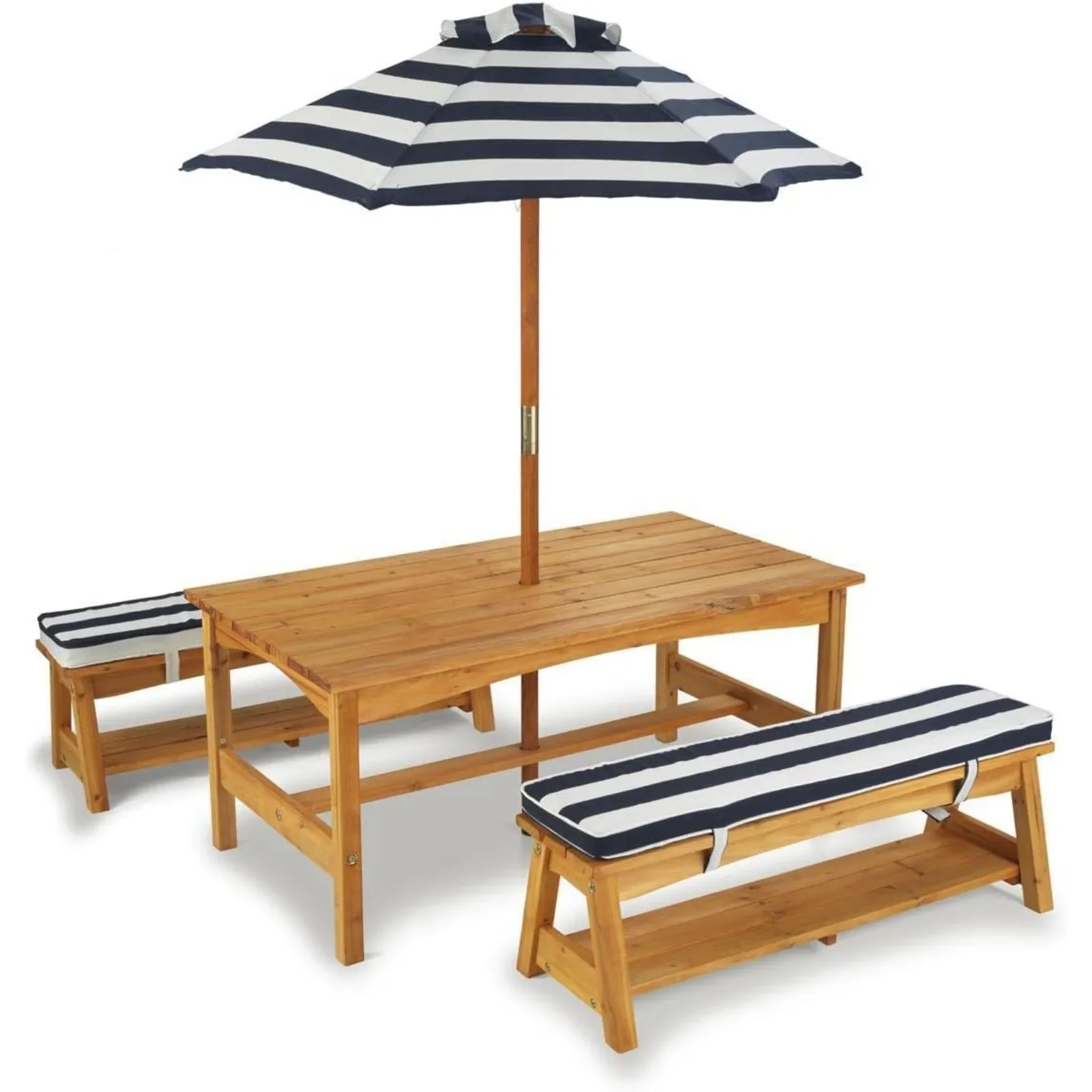 For Outdoor Wooden Table & Ben - Kids Outdoor Table With Umbrella avaliação e preço