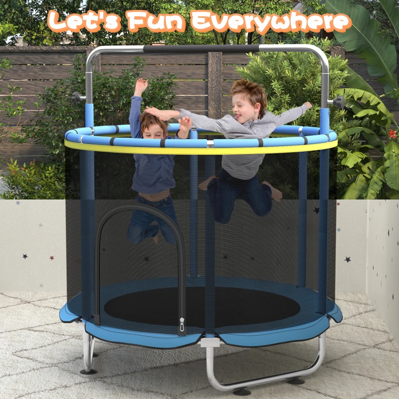 5FT Toddler Trampoline 8-in-1  - Kids Outdoor Hammock avaliação e preço
