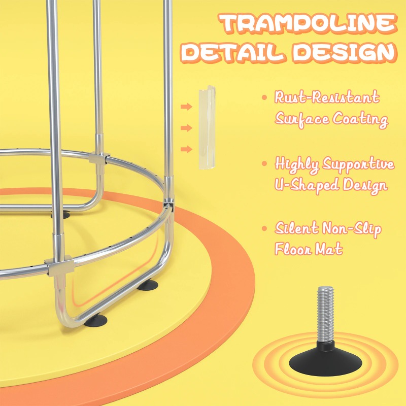 5FT Toddler Trampoline 8-in-1  - Kids Outdoor Hammock avaliação e preço