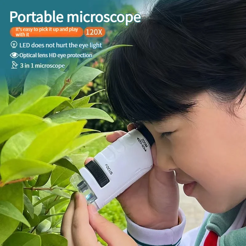 Pocket Microscope Kids Science - Kids Outdoor Microscope avaliação e preço