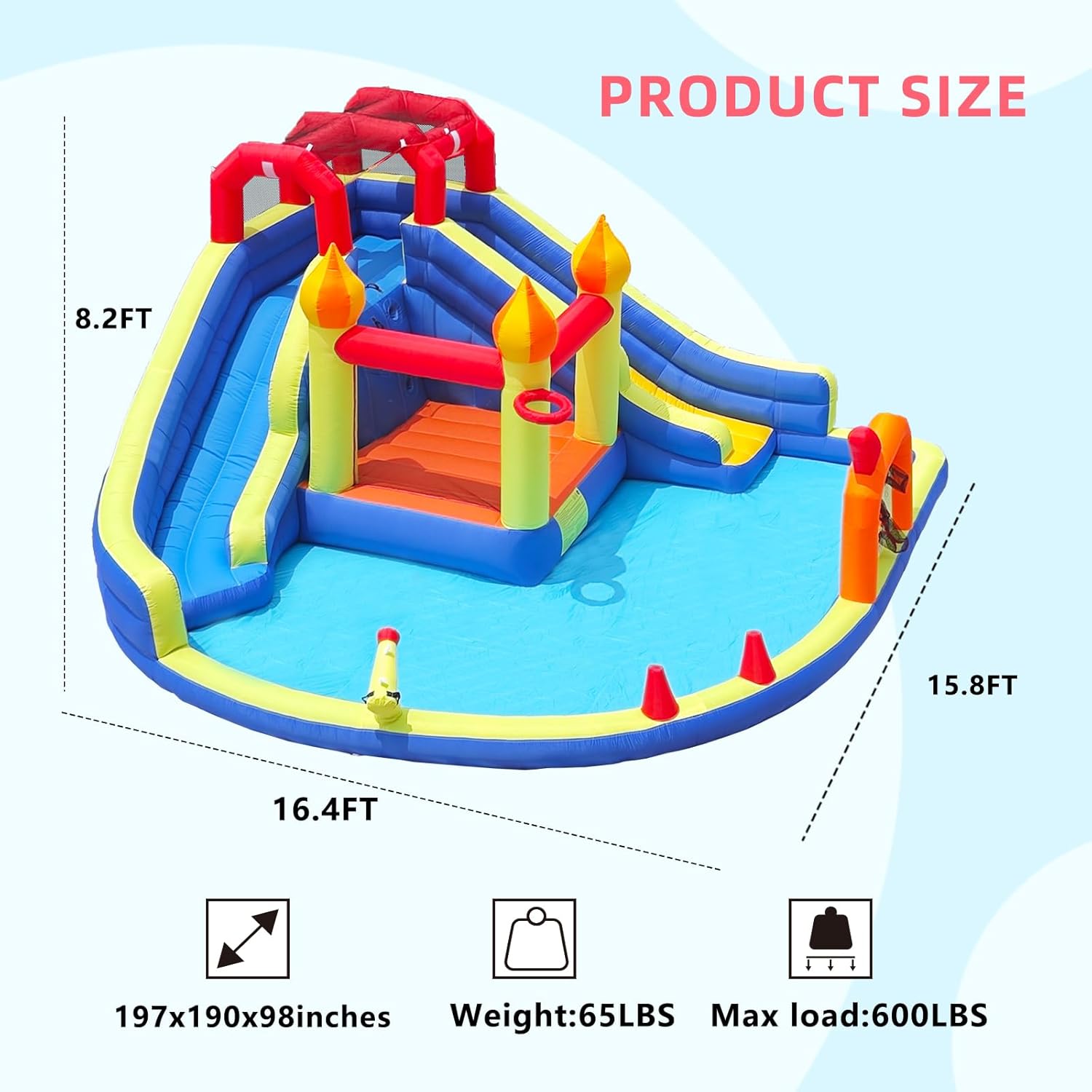 Kids Jumping Castle with Two L - Kids Outdoor Jumping Castle avaliação e preço