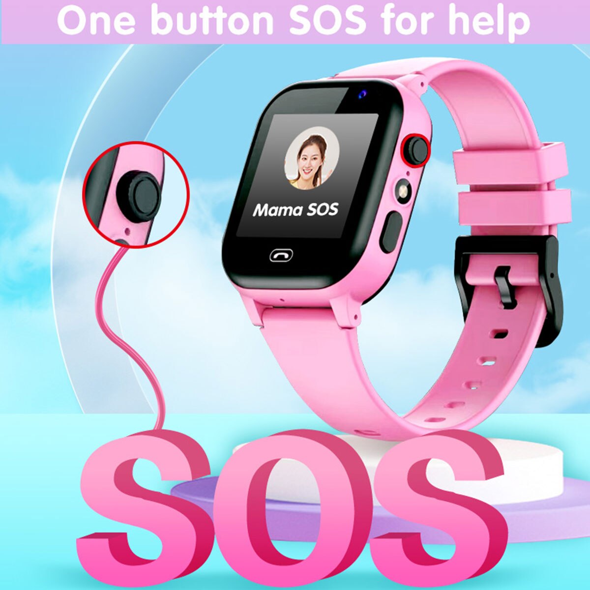 Kids Smart Watch SOS Call Outd - Kids Outdoor Music avaliação e preço