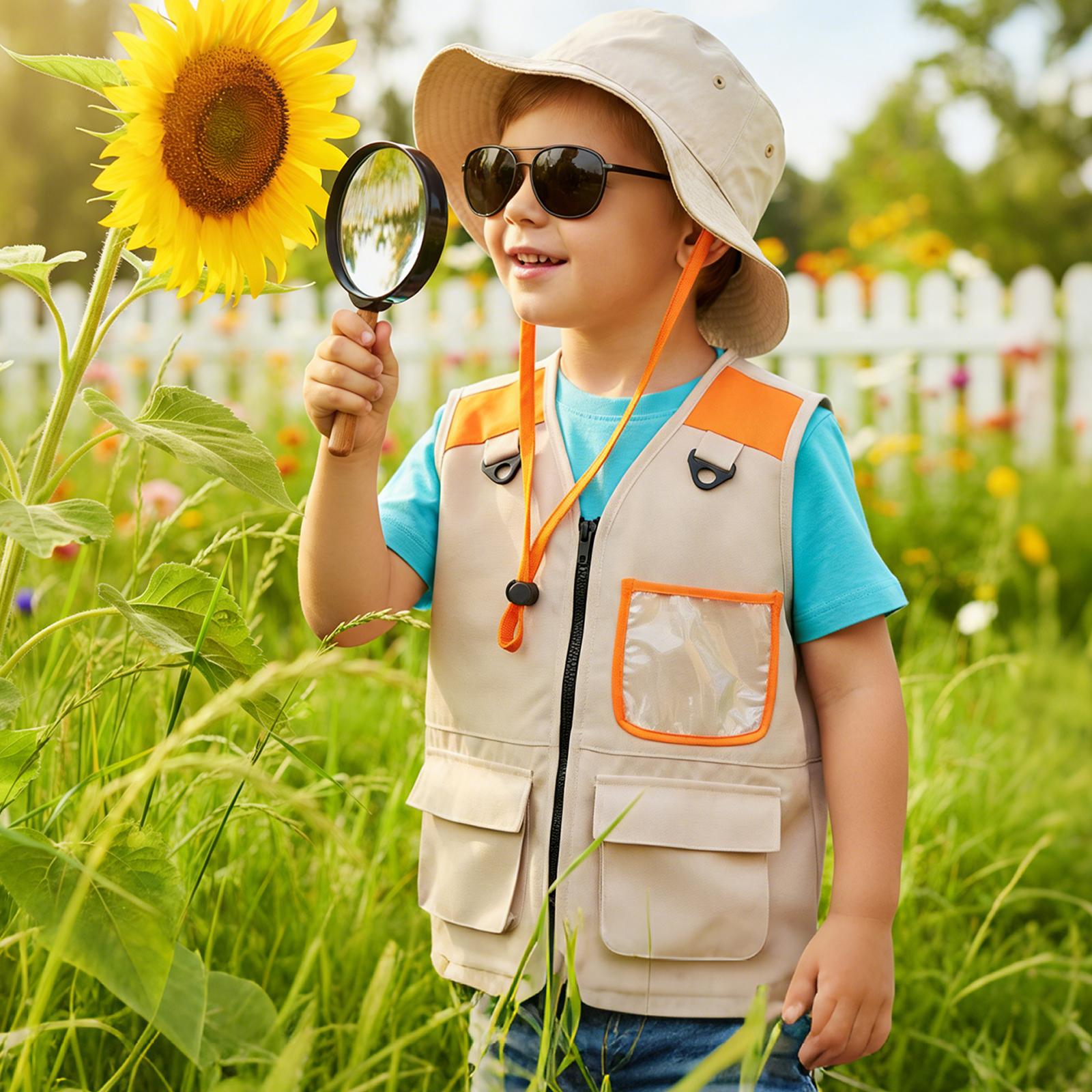Kids Explorer Vest and Hat Cos - Kids Outdoor Adventure Kit avaliação e preço