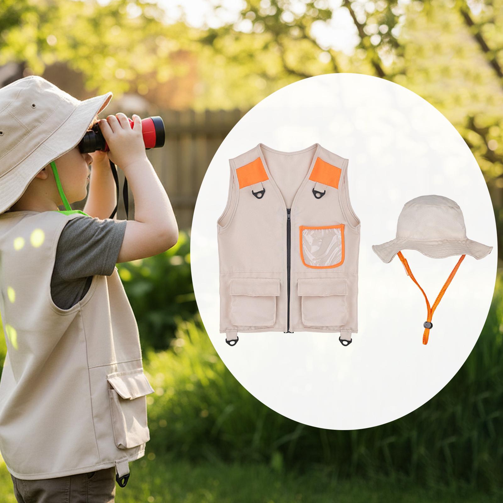 Kids Explorer Vest and Hat Cos - Kids Outdoor Adventure Kit avaliação e preço