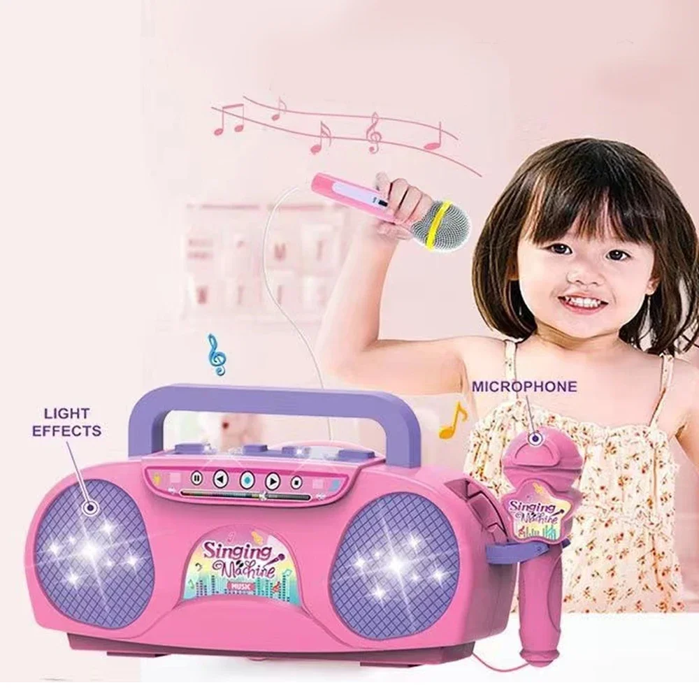Kids Microphone Karaoke Machin - Kids Outdoor Music avaliação e preço