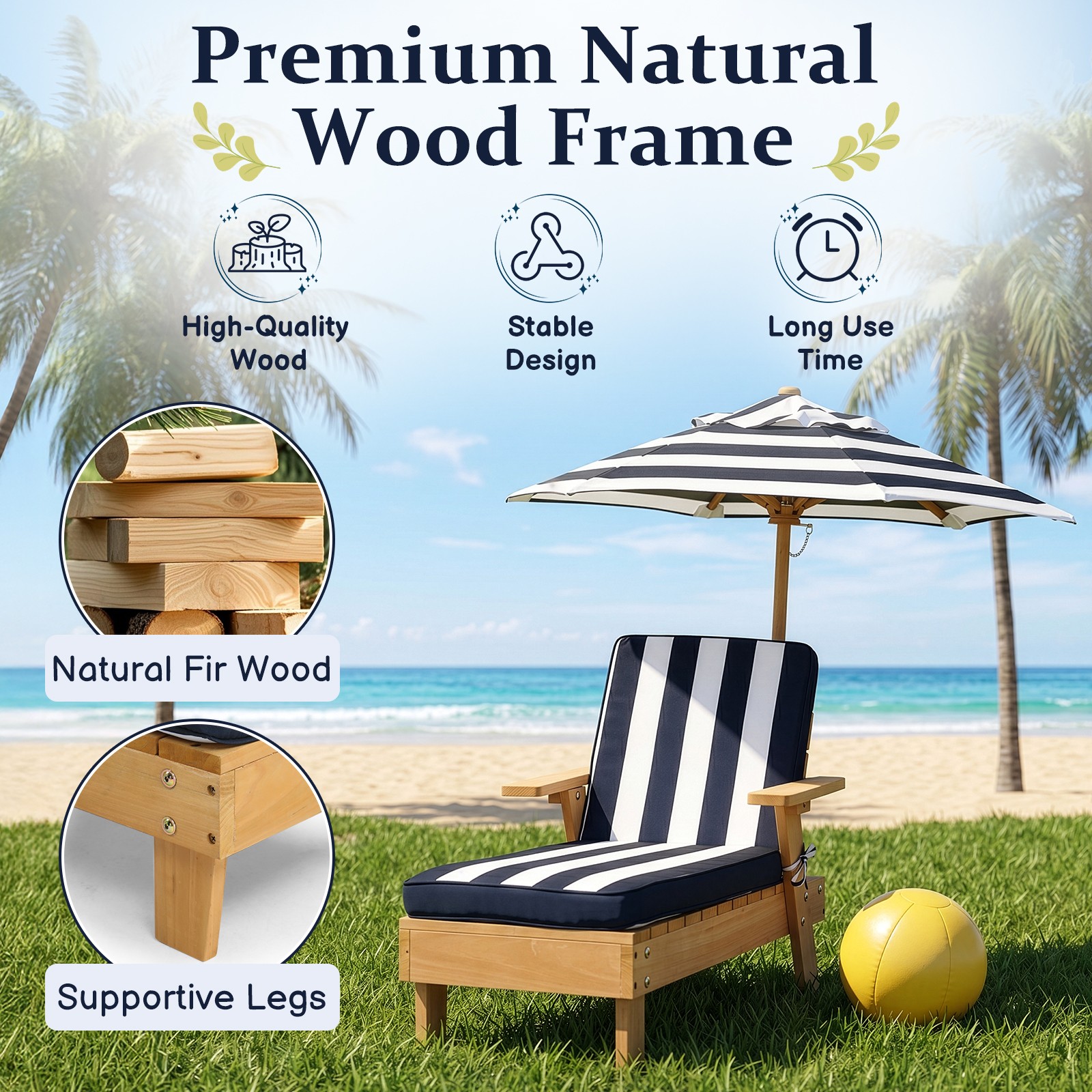 Kids Chaise Lounge Patio Loung - Kids Outdoor Lounge Furniture avaliação e preço