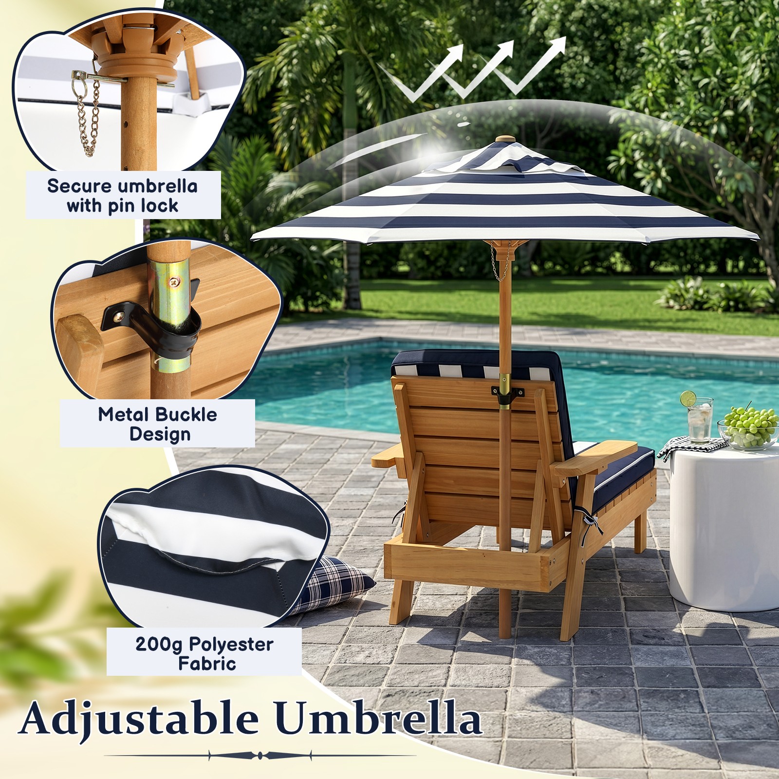 Kids Chaise Lounge Patio Loung - Kids Outdoor Lounge Furniture avaliação e preço