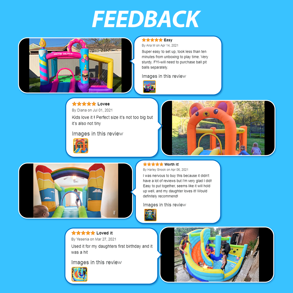 In Stock Small Inflatable Boun - Kids Outdoor Jumping Castle avaliação e preço