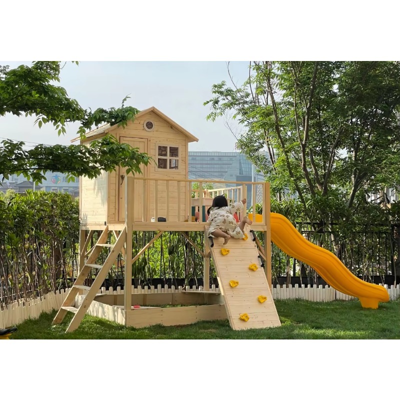 Outdoor Wood Play House Toddle - Kids Outdoor Wooden Playhouse avaliação e preço