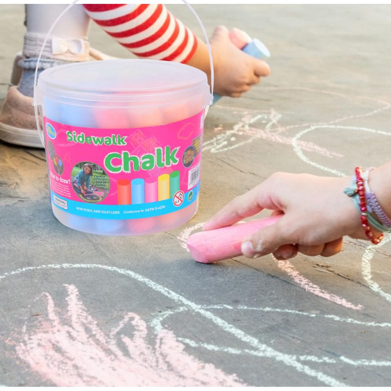 Washable Jumbo Sidewalk Colors - Chalk Outdoor Jumbo avaliação e preço