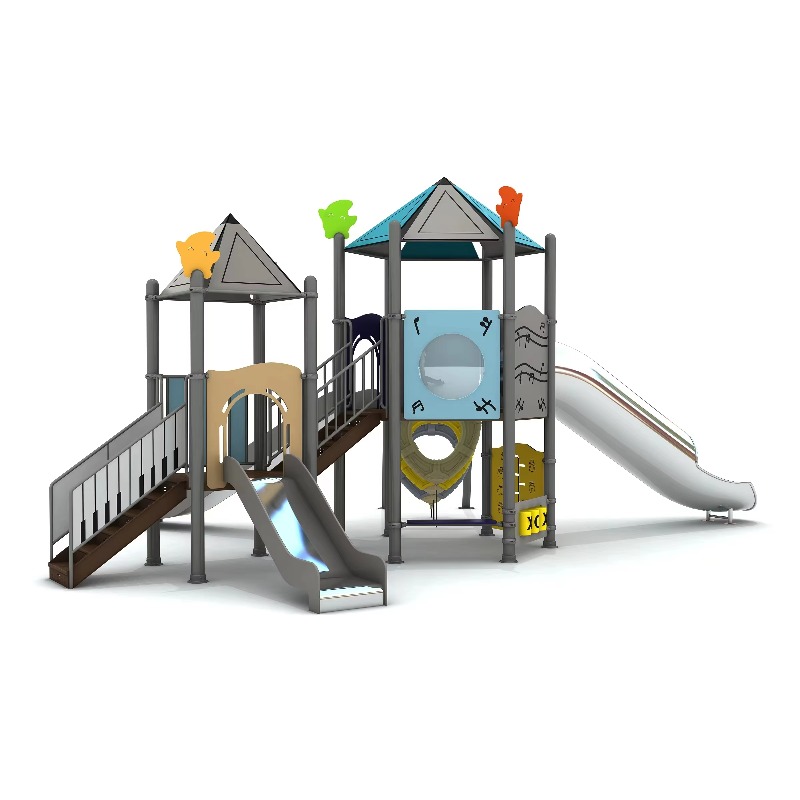 Wooden Outdoor Playground Set  - Kids Outdoor Wooden Playhouse avaliação e preço