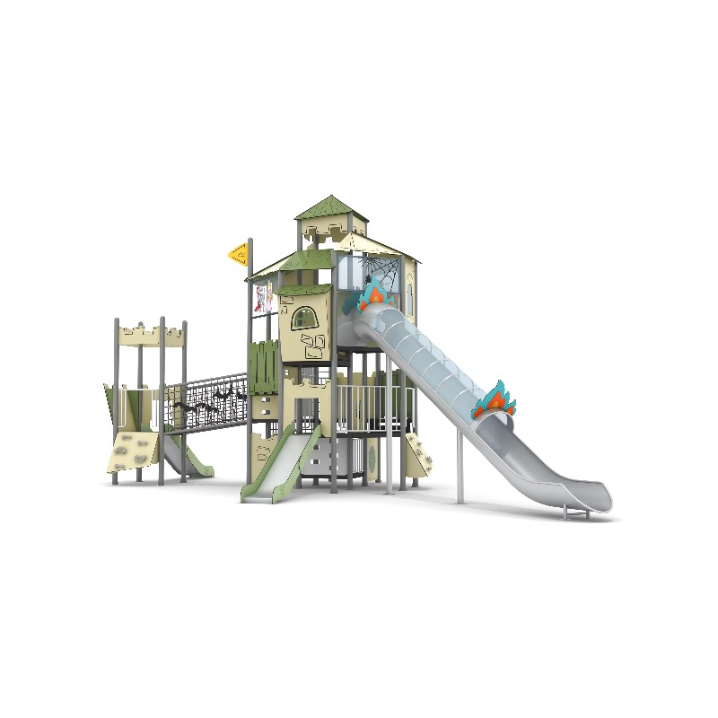 Wooden Outdoor Playground Set  - Kids Outdoor Wooden Playhouse avaliação e preço