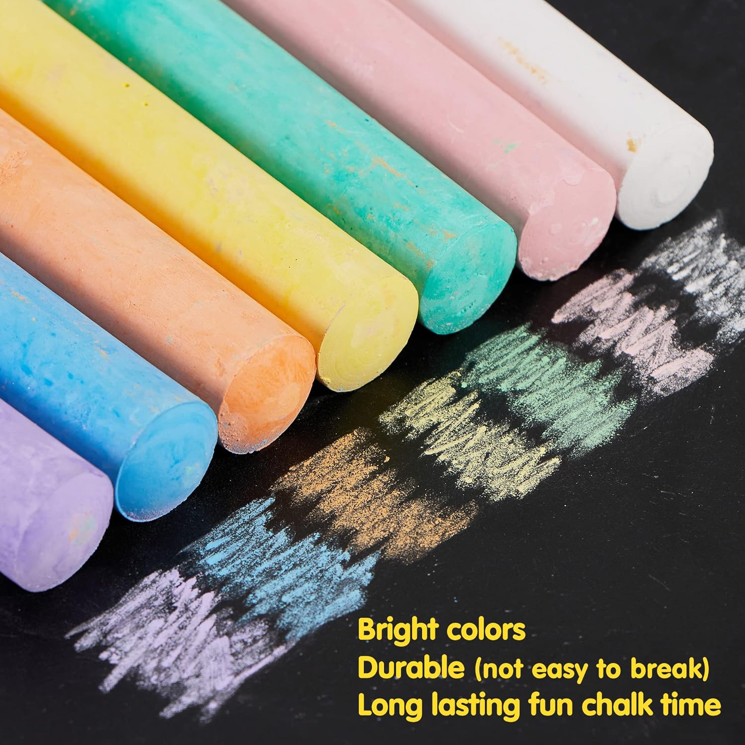160 PCS Sidewalk Chalks Set No - Chalk Outdoor Jumbo avaliação e preço