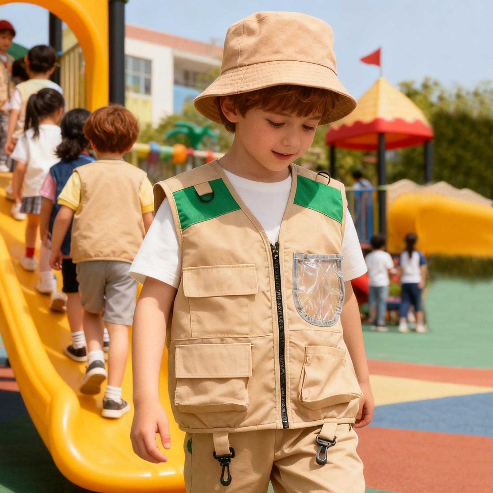Kids Explorer hat and vest Cos - Kids Outdoor Adventure Kit avaliação e preço
