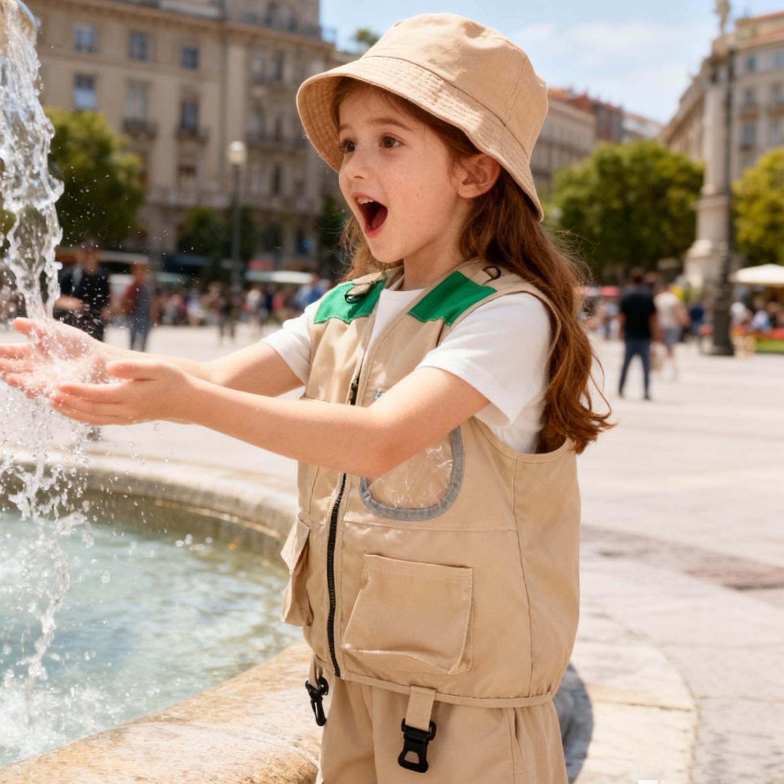 Kids Explorer hat and vest Cos - Kids Outdoor Adventure Kit avaliação e preço