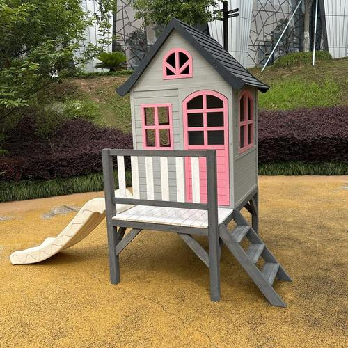 Factory Kids Outdoor Cubby Pla - Kids Outdoor Wooden Playhouse avaliação e preço