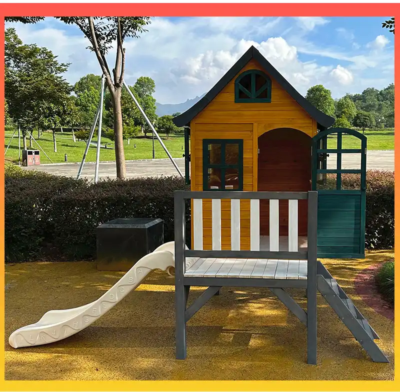 Factory Kids Outdoor Cubby Pla - Kids Outdoor Wooden Playhouse avaliação e preço