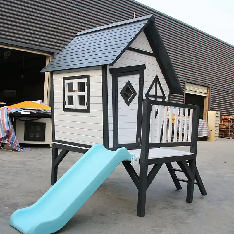 Factory Kids Outdoor Cubby Pla - Kids Outdoor Wooden Playhouse avaliação e preço