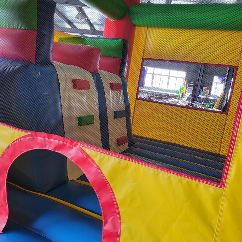 Bounce House with Slide Jumpin - Kids Outdoor Jumping Castle avaliação e preço