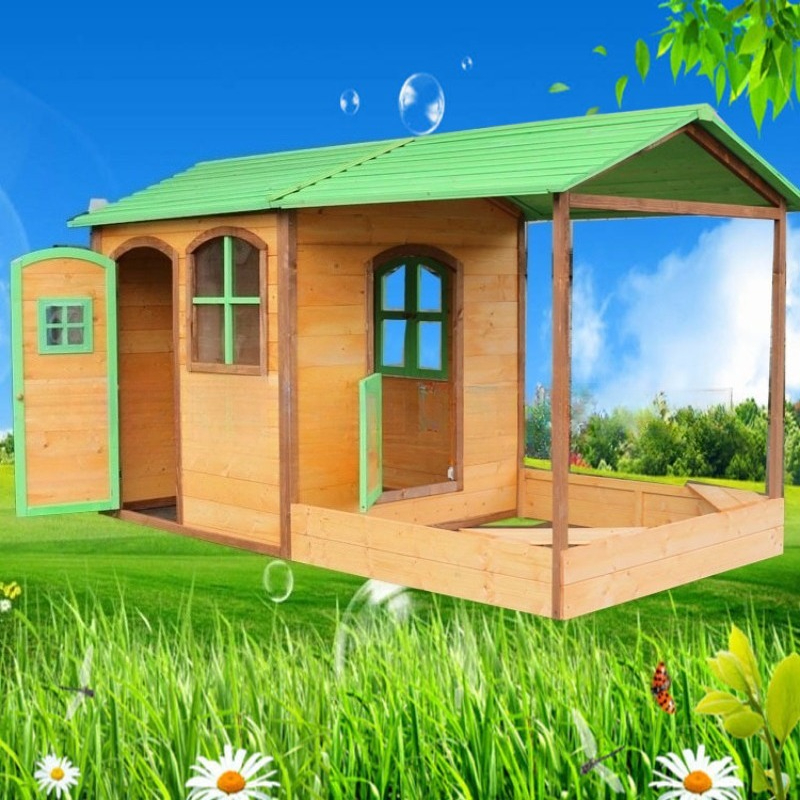Wooden Large Outdoor Toys Kids - Kids Outdoor Wooden Playhouse avaliação e preço