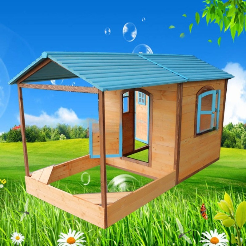 Wooden Large Outdoor Toys Kids - Kids Outdoor Wooden Playhouse avaliação e preço