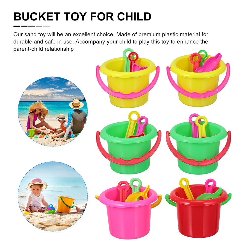 8 Sets Kids Sand Bucket Beach  - Kids Outdoor Activity Toys avaliação e preço