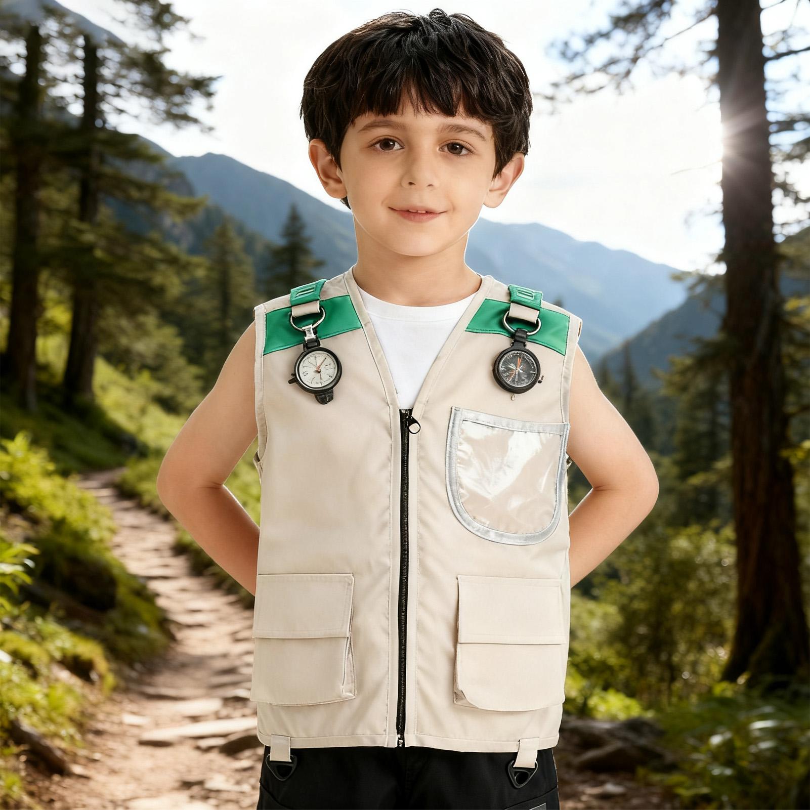 Kids Explorer Vest Costume Saf - Kids Outdoor Adventure Kit avaliação e preço