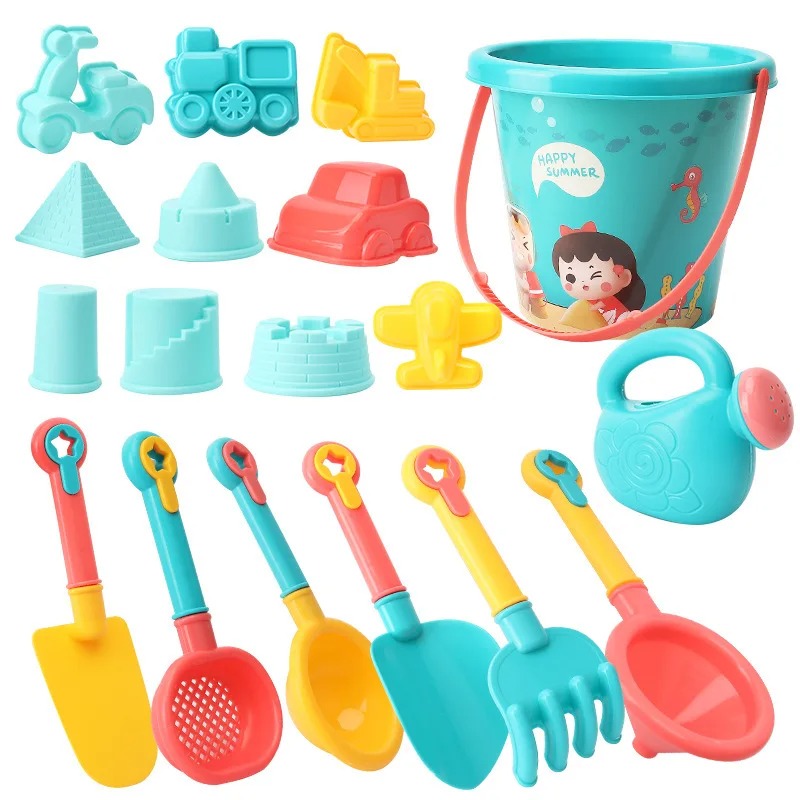 18PCS Beach Toy Set Bucket Sea - Kids Outdoor Activity Toys avaliação e preço