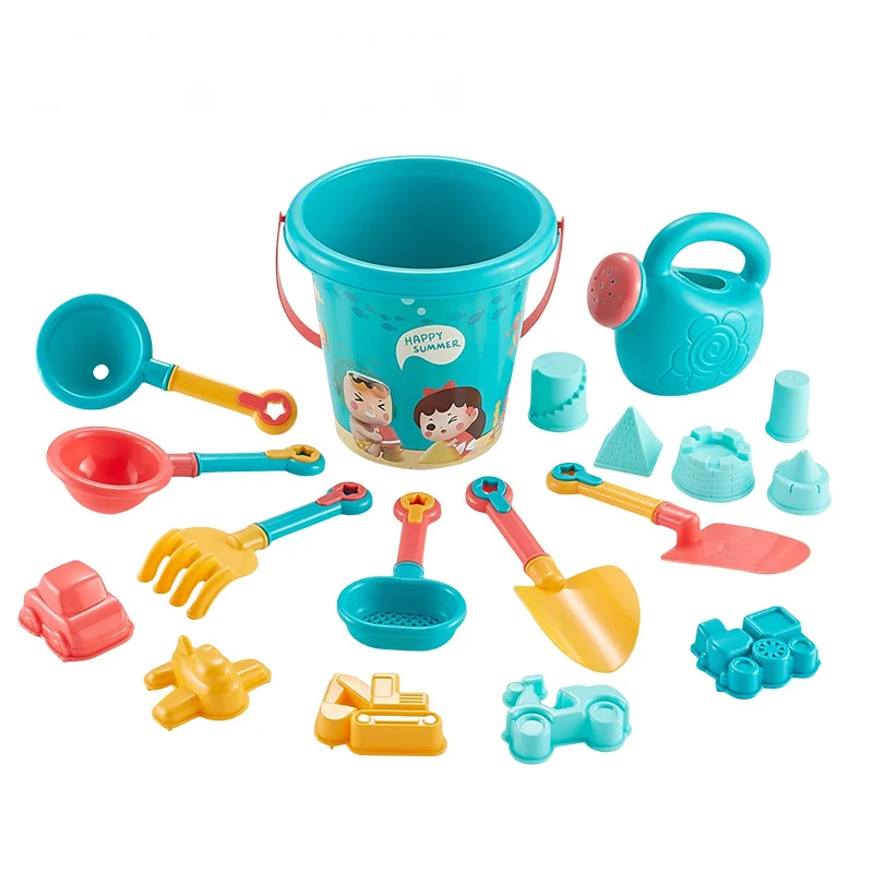 18PCS Beach Toy Set Bucket Sea - Kids Outdoor Activity Toys avaliação e preço