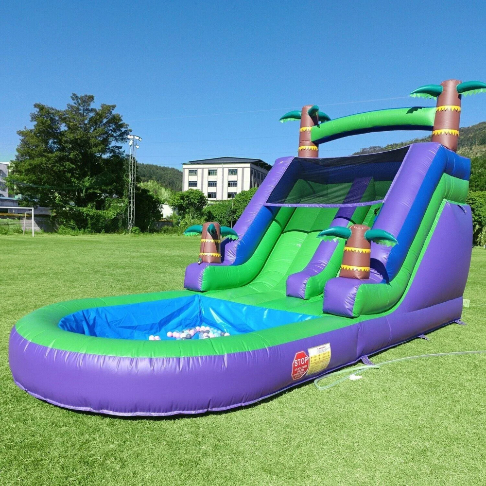 Palm Tree Theme Inflatable Wat - Kids Outdoor Zone avaliação e preço