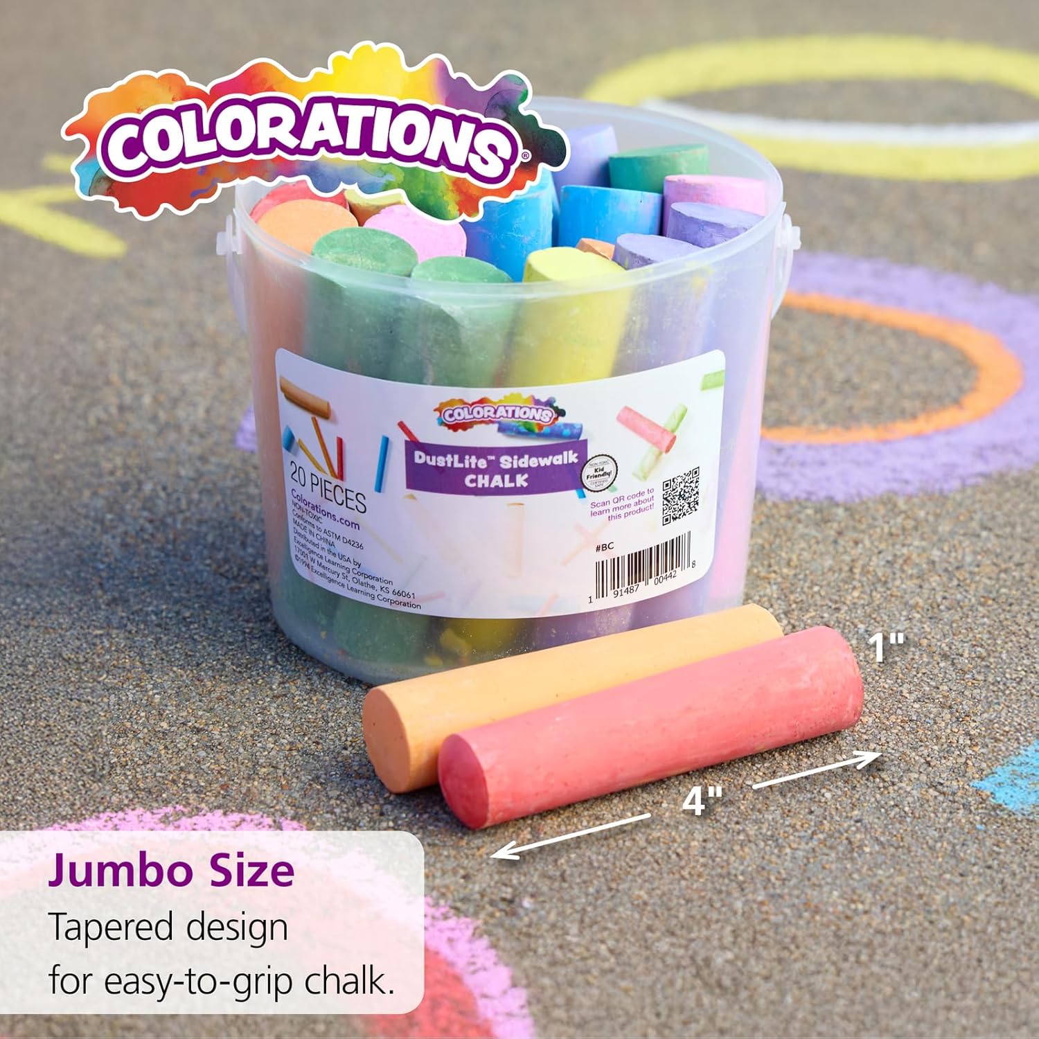 Jumbo Washable Sidewalk Chalk  - Chalk Outdoor Jumbo avaliação e preço