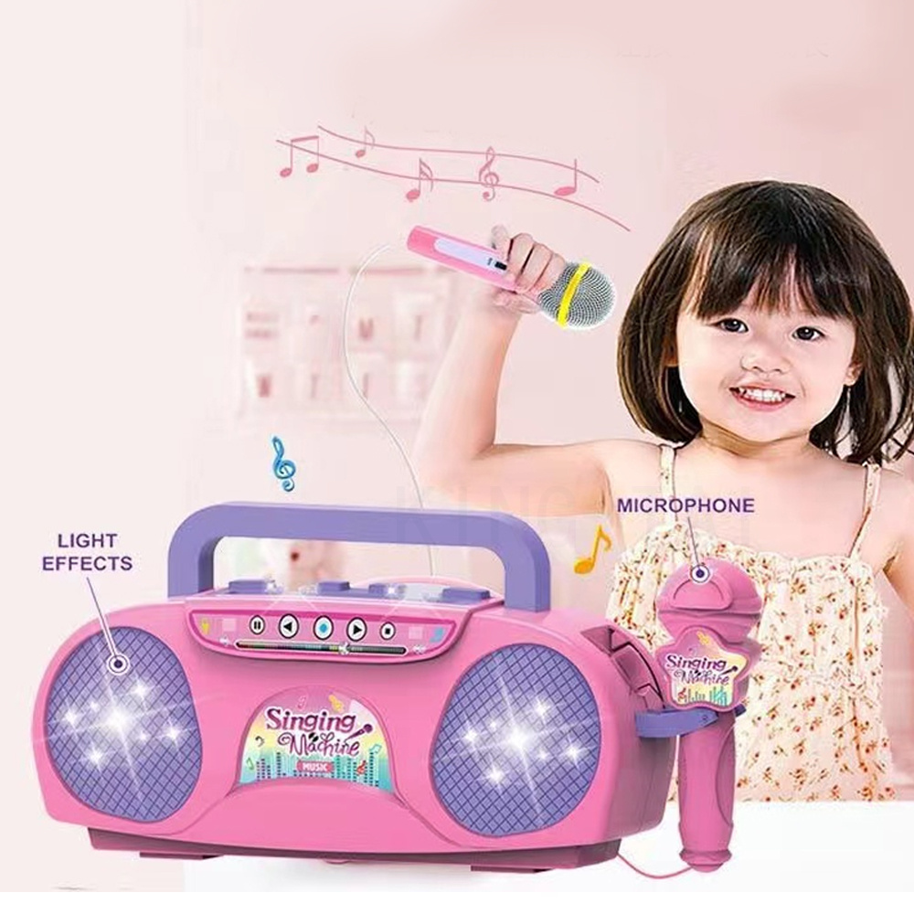Kids Microphone Karaoke Machin - Kids Outdoor Music avaliação e preço