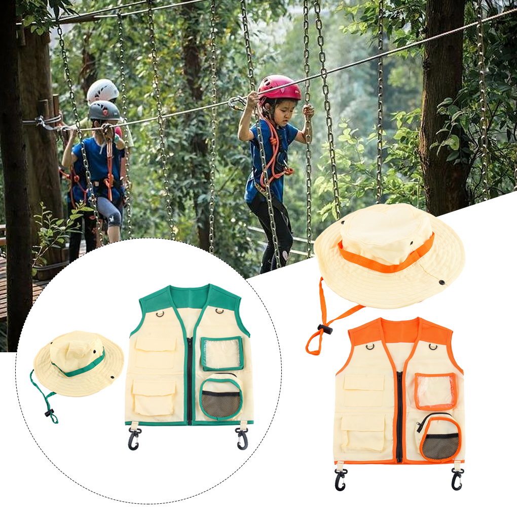 Kids Insect Explorer Vest Hat  - Kids Outdoor Adventure Kit avaliação e preço