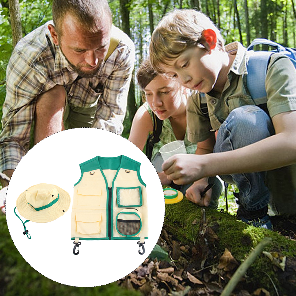 Kids Insect Explorer Vest Hat  - Kids Outdoor Adventure Kit avaliação e preço