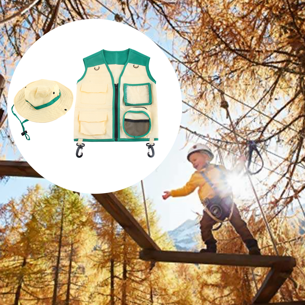 Kids Insect Explorer Vest Hat  - Kids Outdoor Adventure Kit avaliação e preço