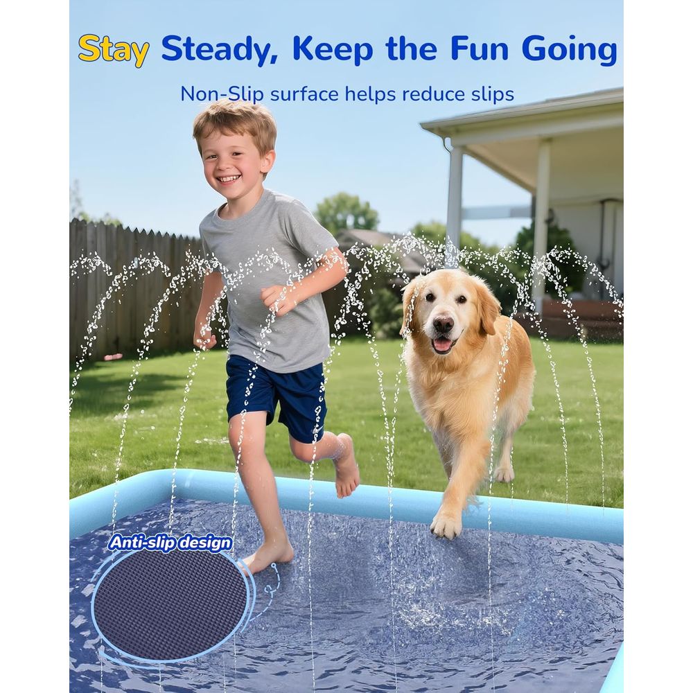 VISTOP Non-Slip Splash Pad or  - Kids Outdoor Toys B&Q avaliação e preço