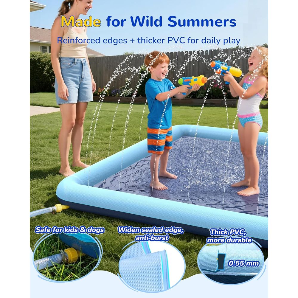 VISTOP Non-Slip Splash Pad or  - Kids Outdoor Toys B&Q avaliação e preço
