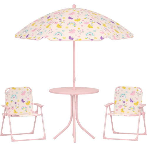 Kids Picnic Table and Chair Se - Kids Outdoor Table With Umbrella avaliação e preço