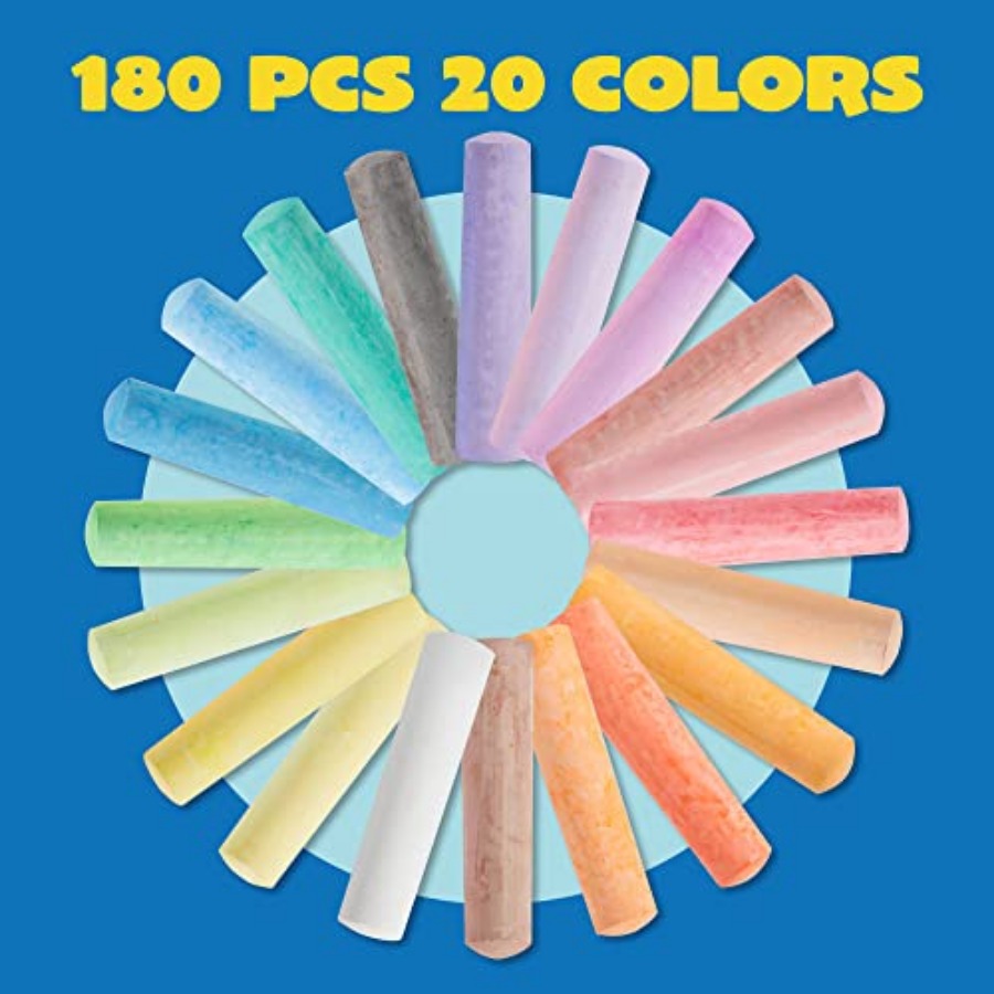 PCS Washable Sidewalk Chalks S - Chalk Outdoor Jumbo avaliação e preço