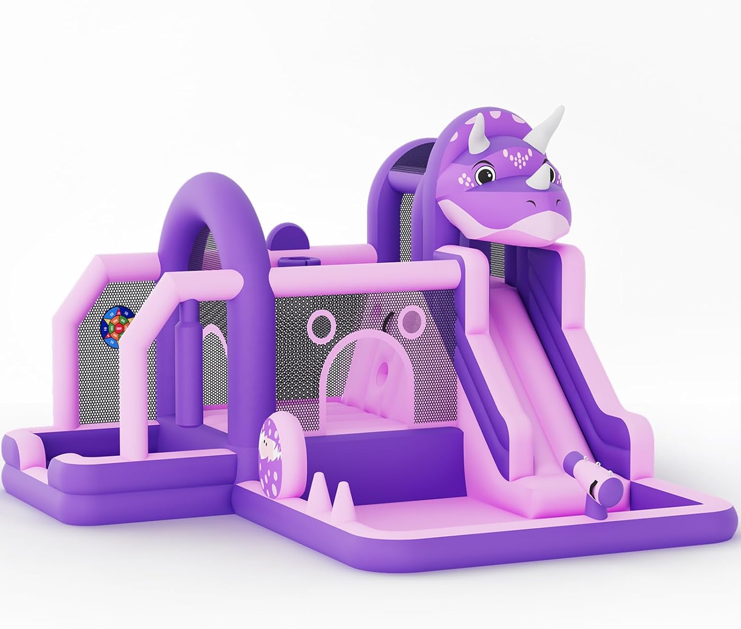 Inflatable Dinosaur Jumping Ca - Kids Outdoor Jumping Castle avaliação e preço