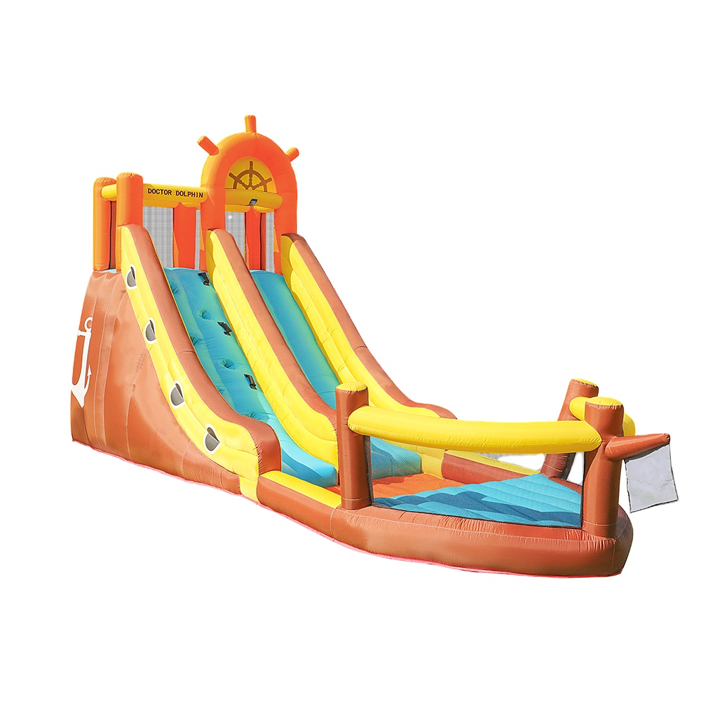 Doctor Dolphin Pirate Ship Out - Kids Outdoor Jumping Castle avaliação e preço