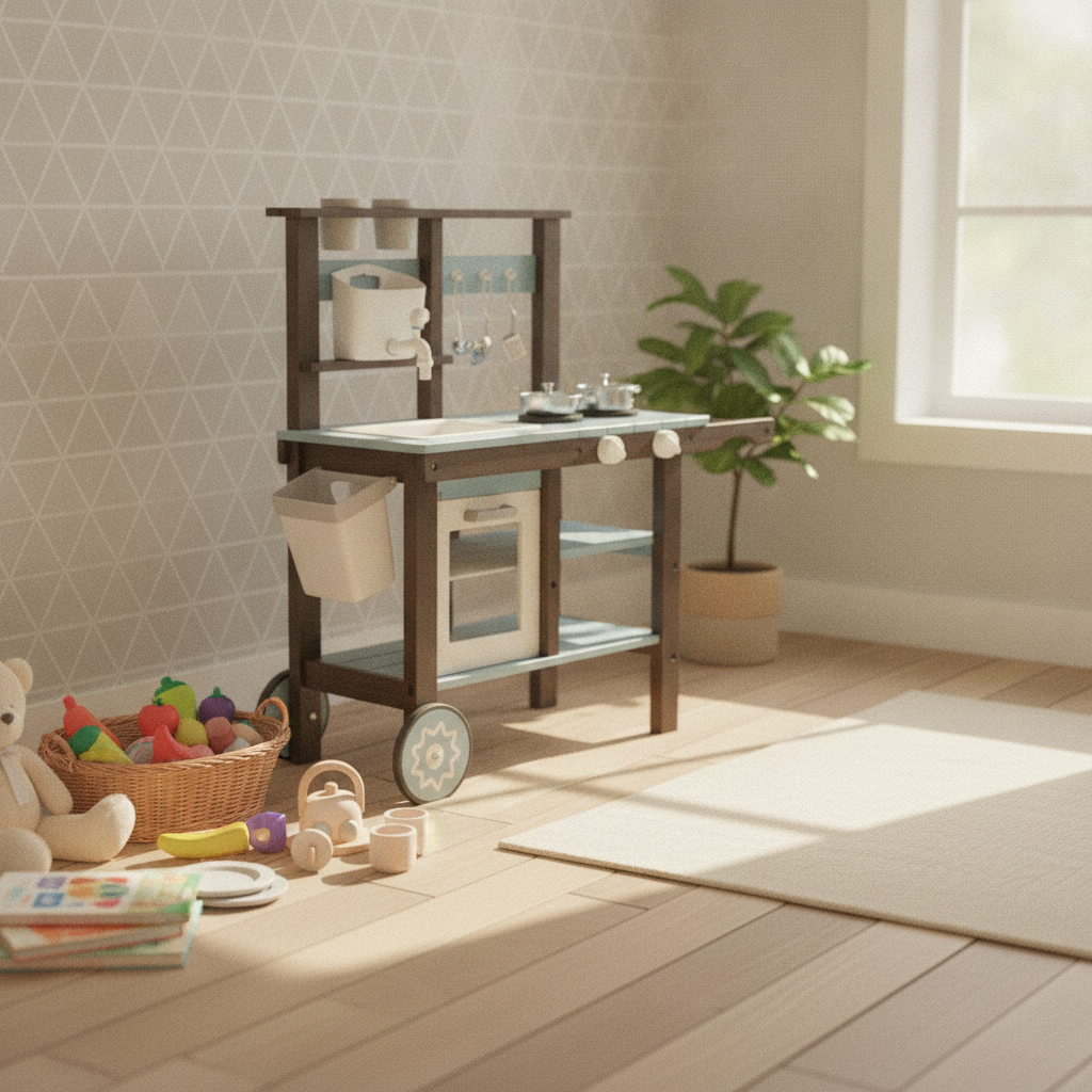 Cabinet-Style Outdoor Wooden P - Kids Outdoor Sink avaliação e preço