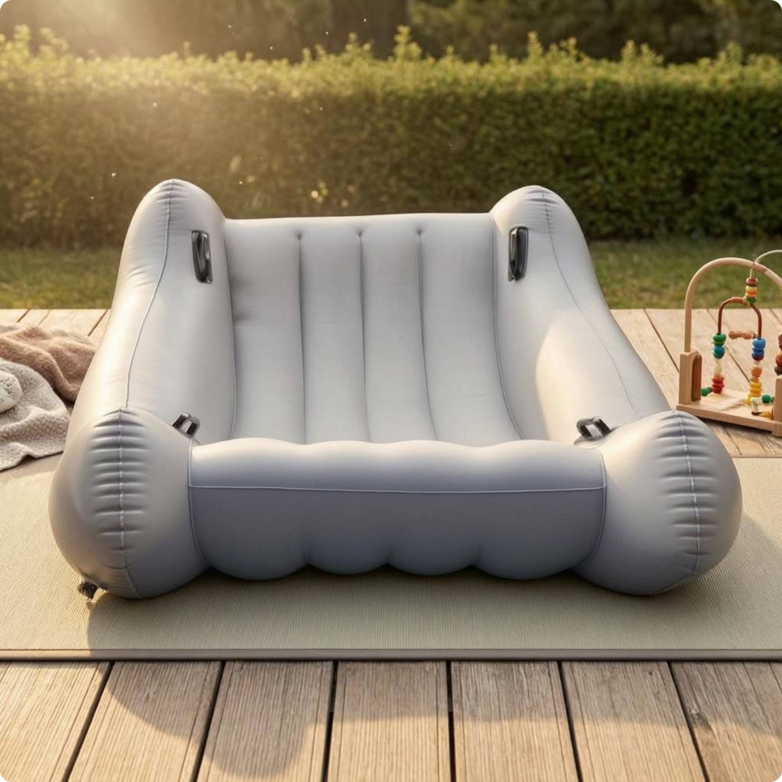 Inflatable Kids Sofa Curved Si - Kids Outdoor Lounge Furniture avaliação e preço