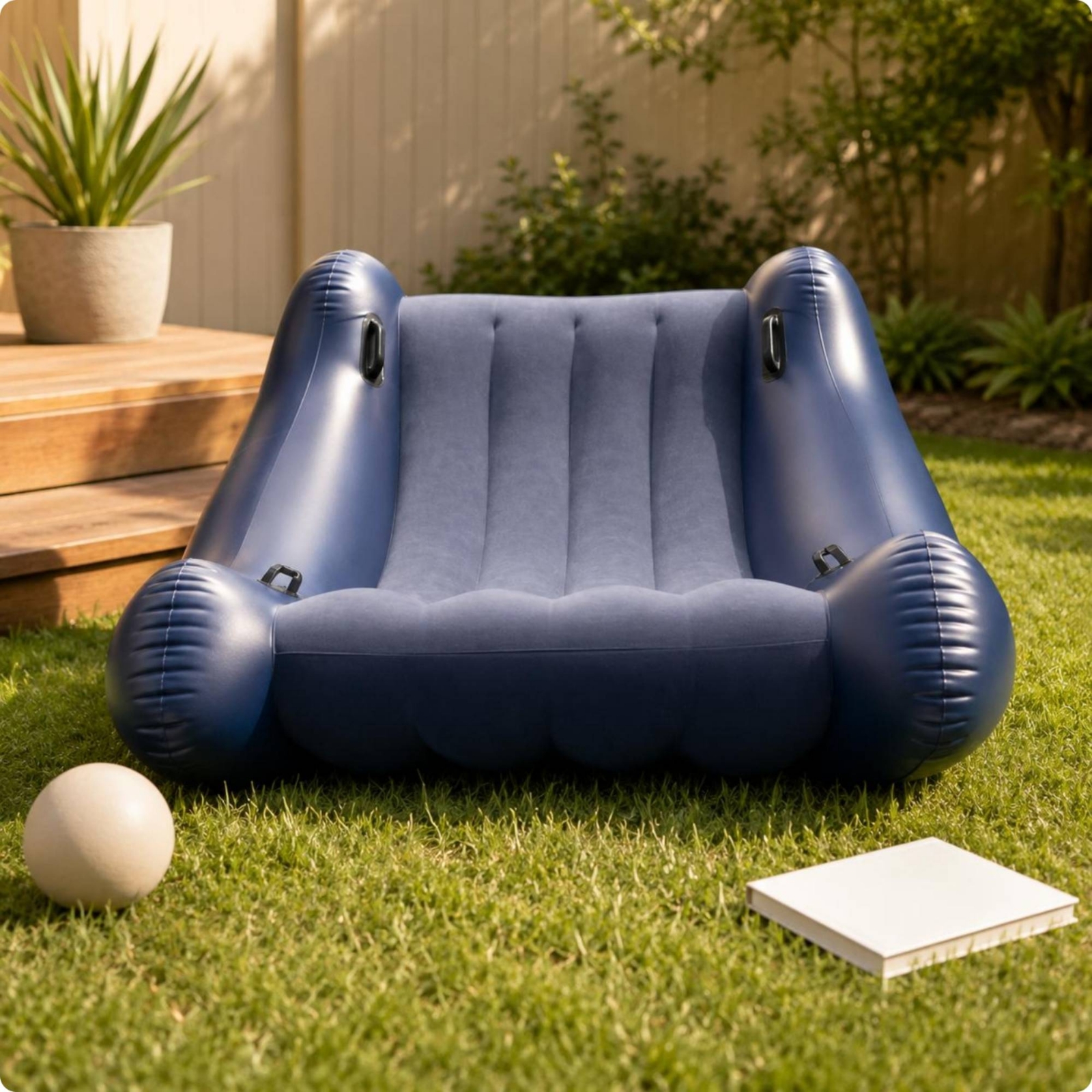 Inflatable Kids Sofa Curved Si - Kids Outdoor Lounge Furniture avaliação e preço