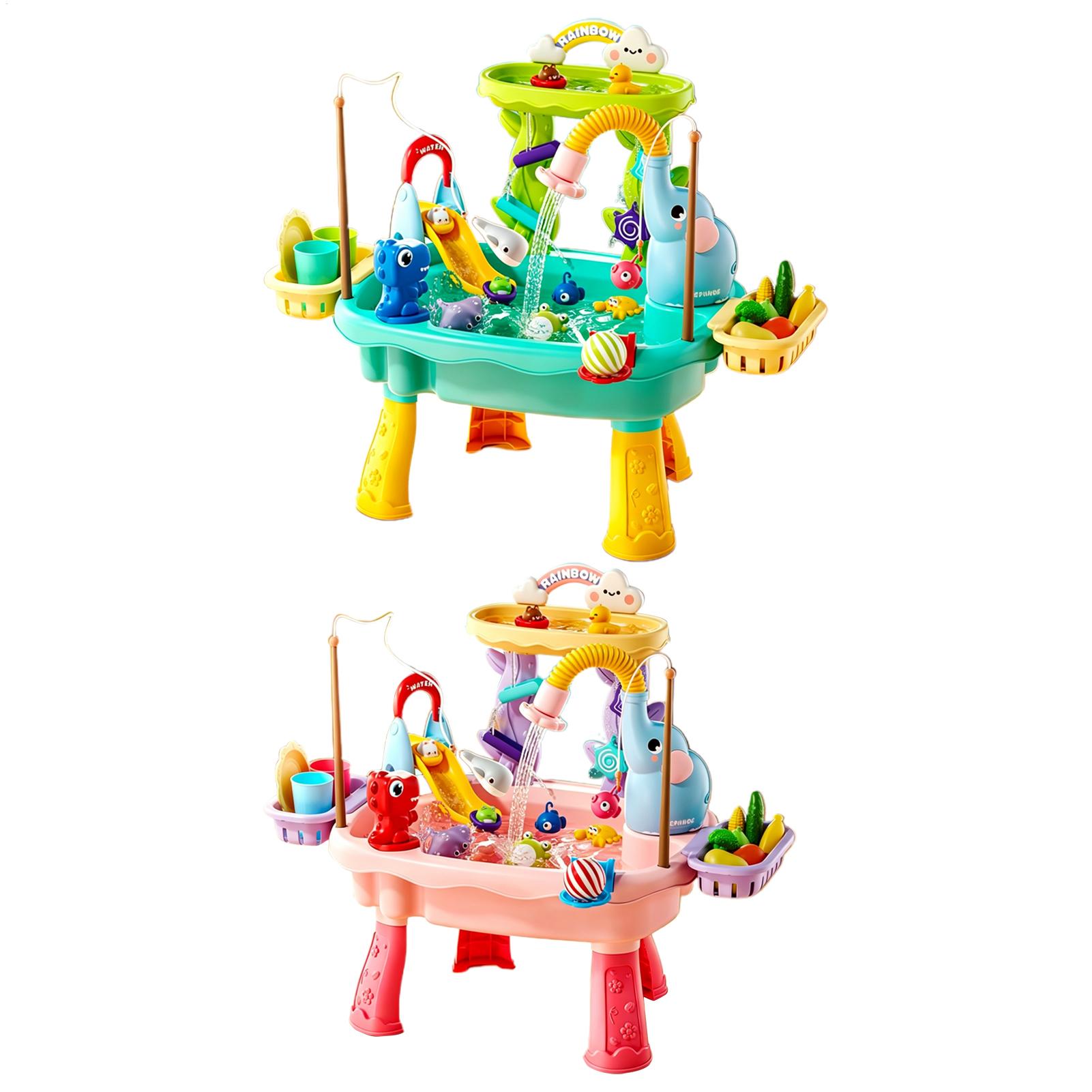Upgraded Toddler Water Table K - Kids Outdoor Sink avaliação e preço