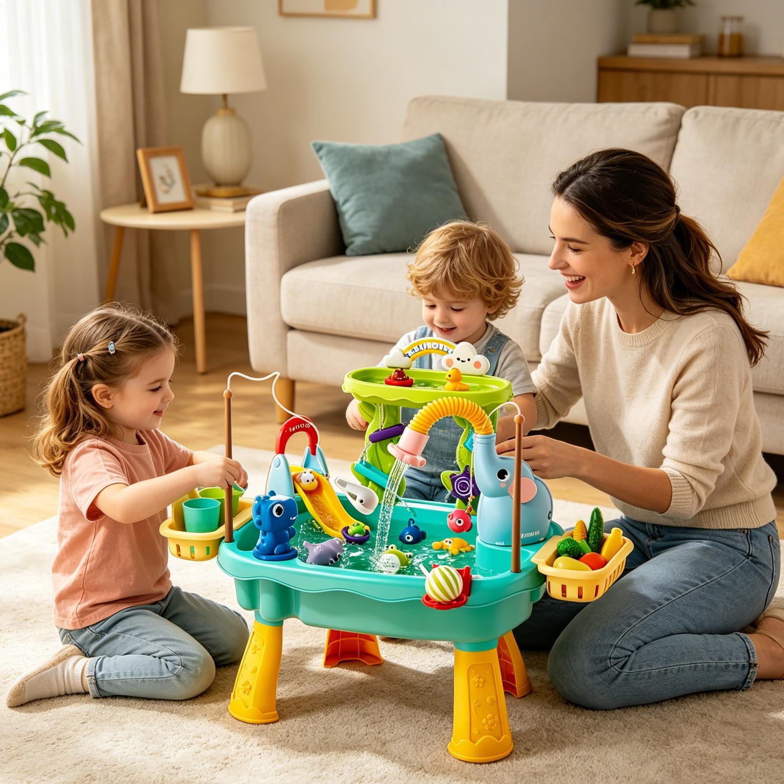 Upgraded Toddler Water Table K - Kids Outdoor Sink avaliação e preço